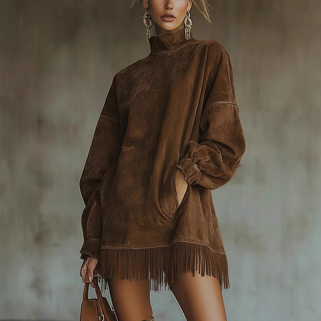 Lucia Cashmere Turtleneck Dress
