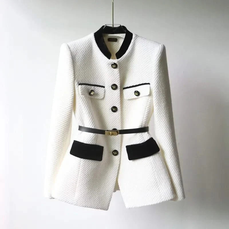 Sansa Tailored Office Jacket in Charcoal