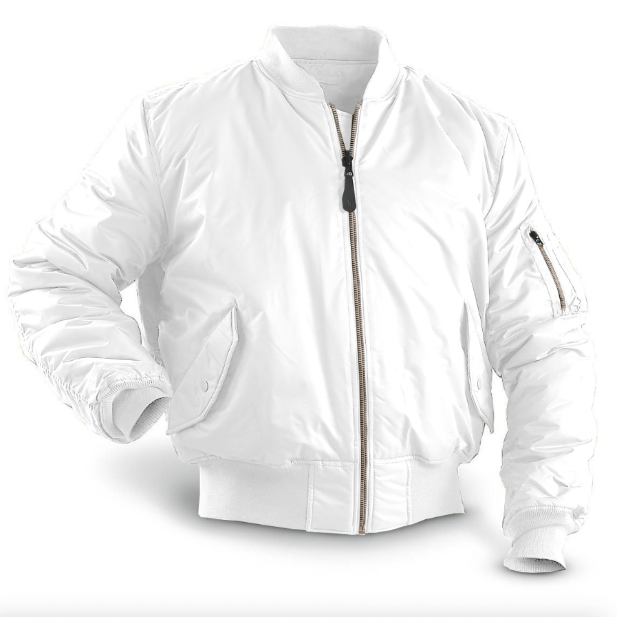 Men's Quilted Bomber Jacket in Classic Navy