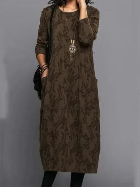 Lunessa Timeless Winter Dress in Charcoal