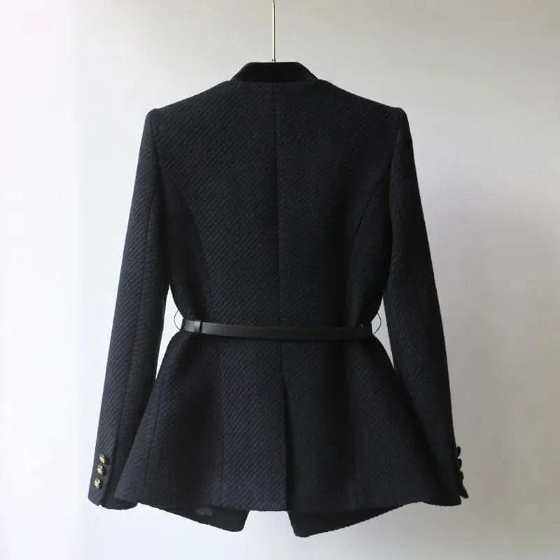 Sansa Tailored Office Jacket in Charcoal