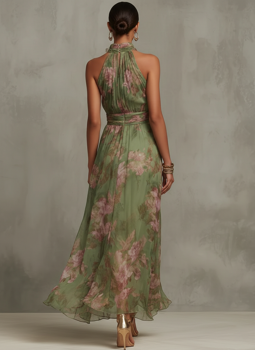 Timeless Charm Silk Dress