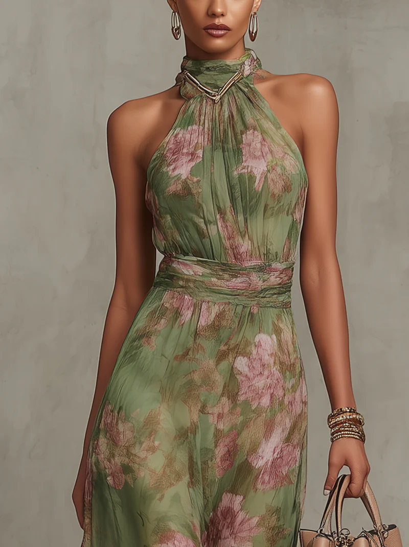 Timeless Charm Silk Dress
