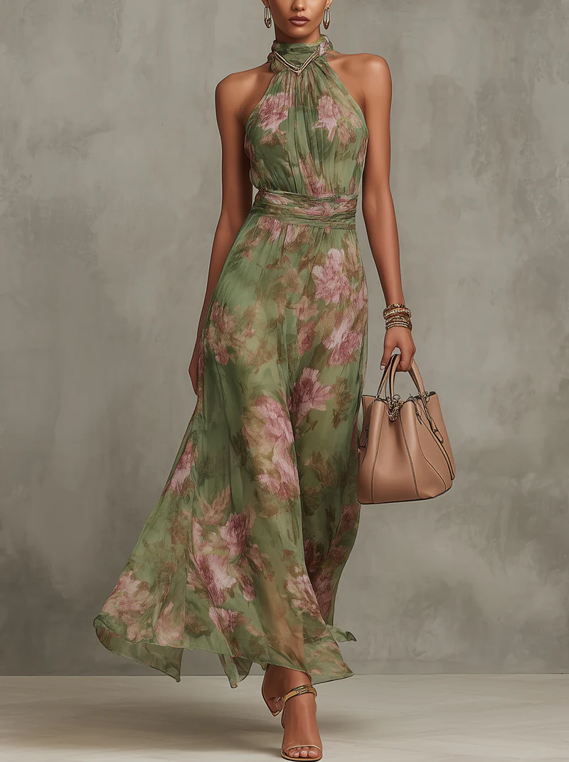 Timeless Charm Silk Dress