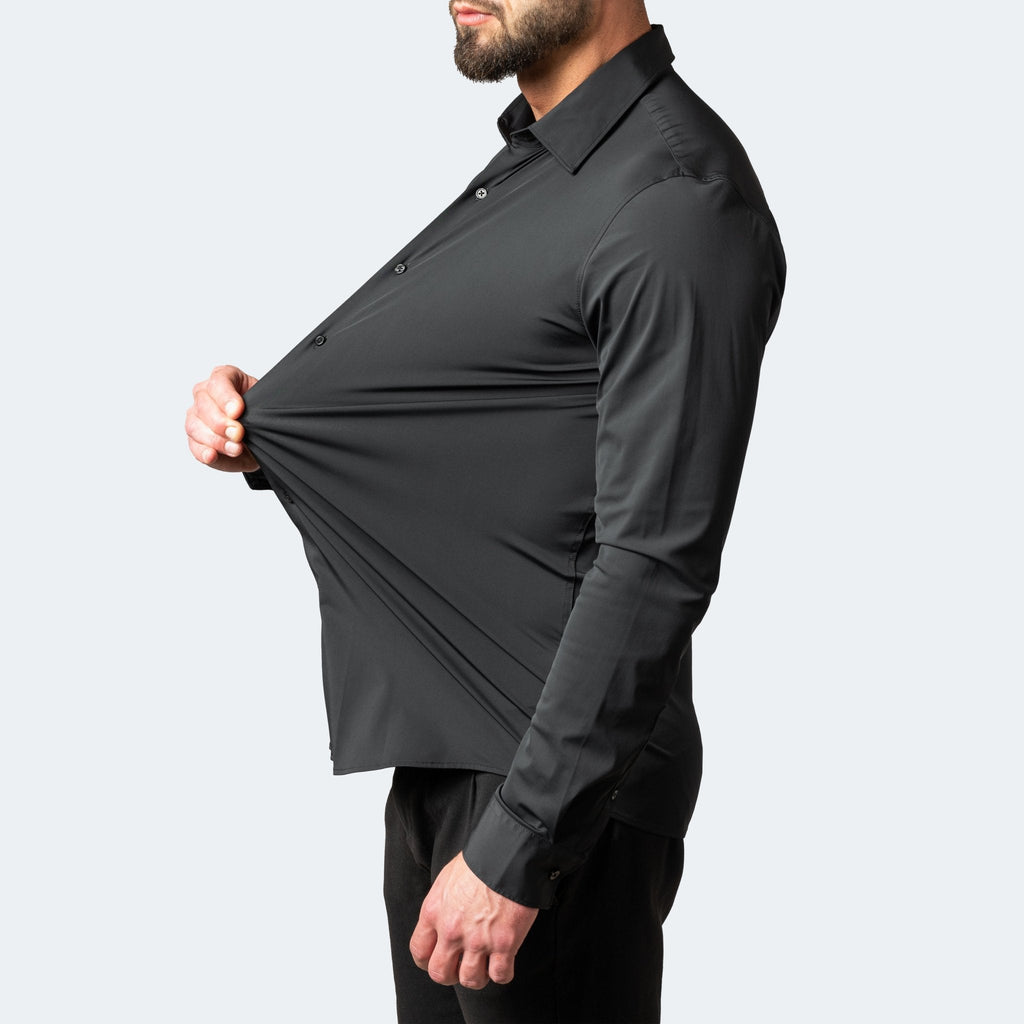 Men's White Shirt - Exceptional Stretch & Wrinkle-Free