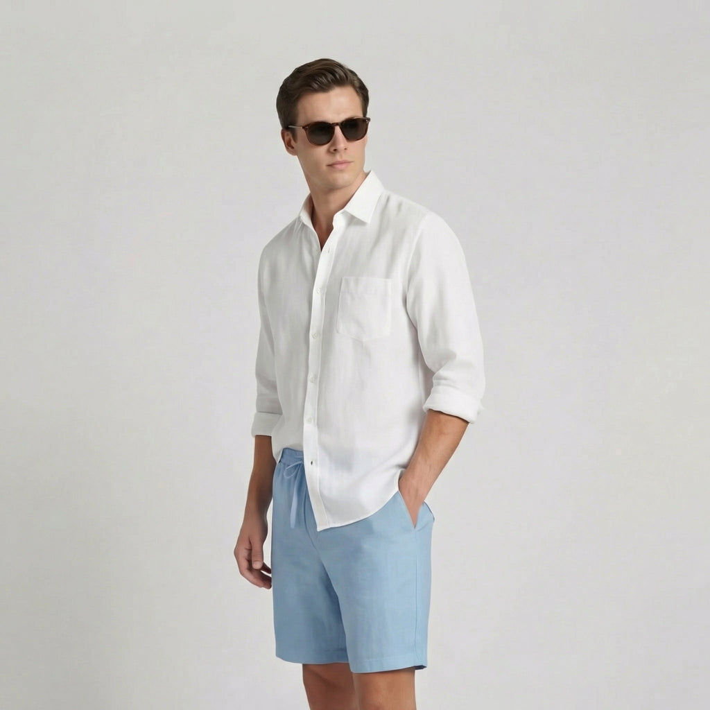 Men's Bermuda Shorts in Soft Sand