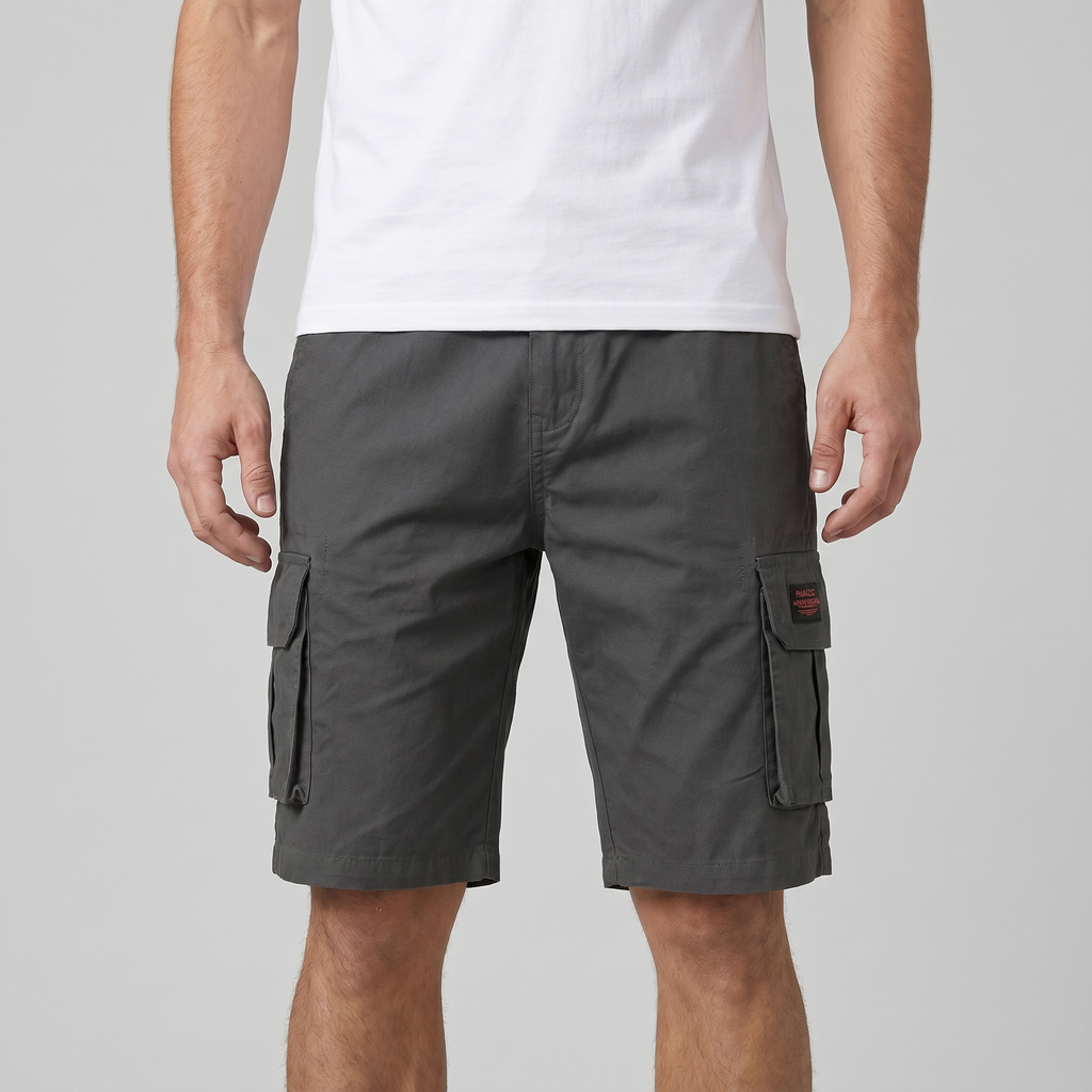 Refined Cargo Shorts in Earth Tones