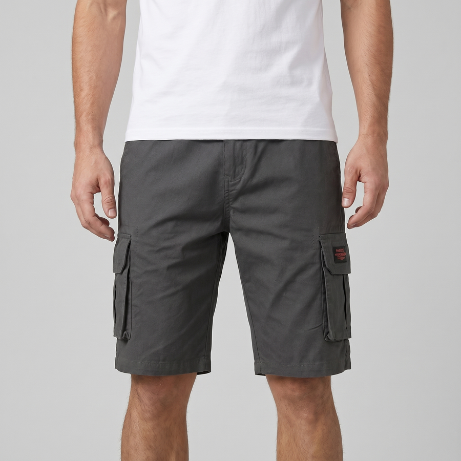 Refined Cargo Shorts in Earth Tones