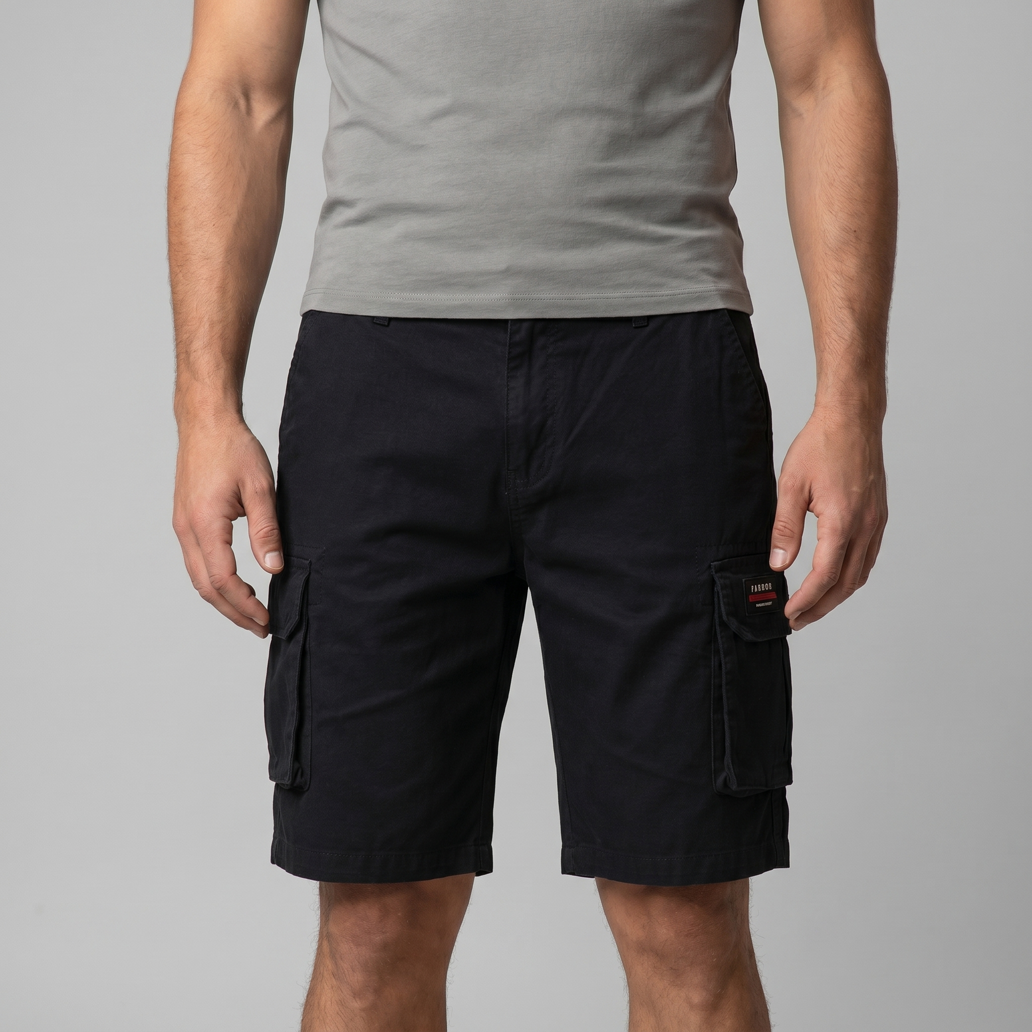 Refined Cargo Shorts in Earth Tones