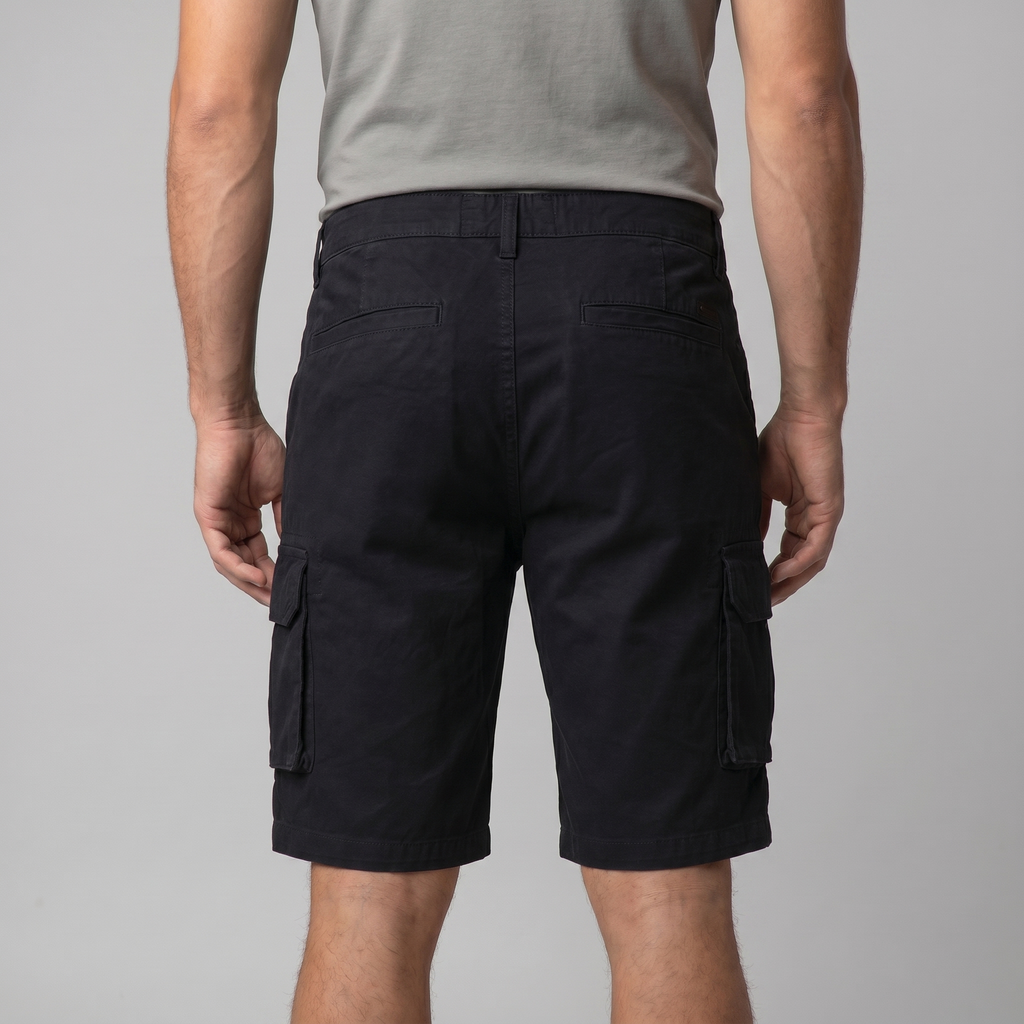 Refined Cargo Shorts in Earth Tones