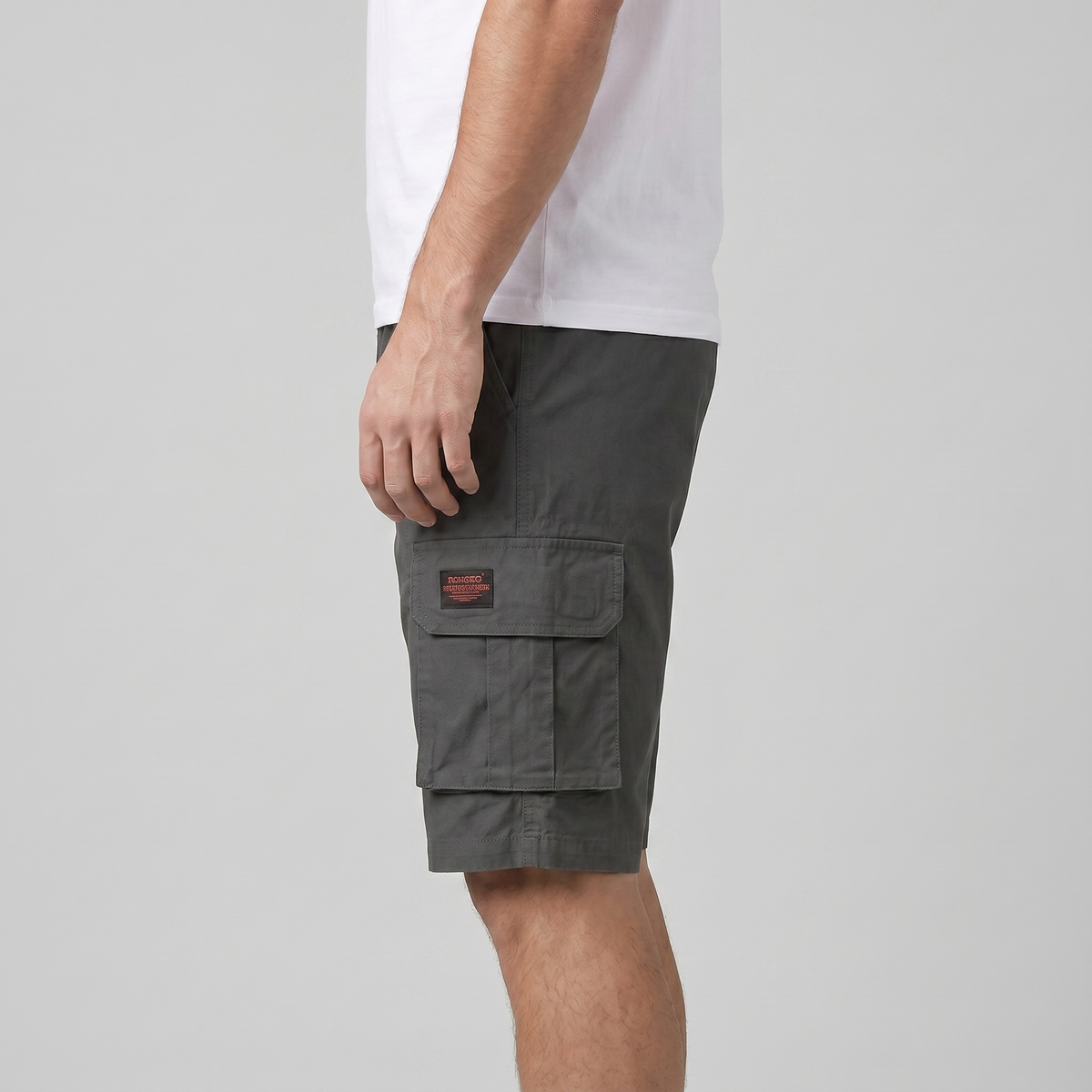 Refined Cargo Shorts in Earth Tones