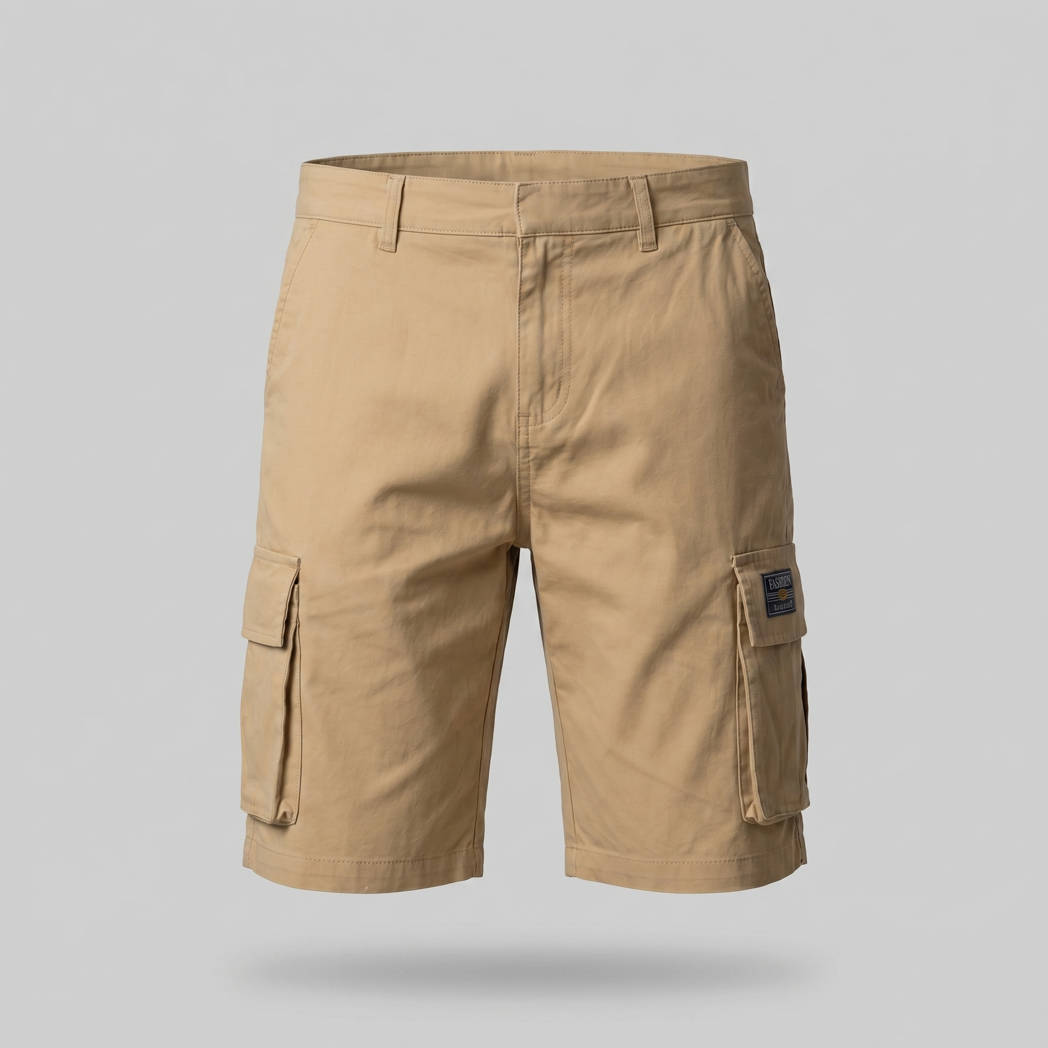 Refined Cargo Shorts in Earth Tones