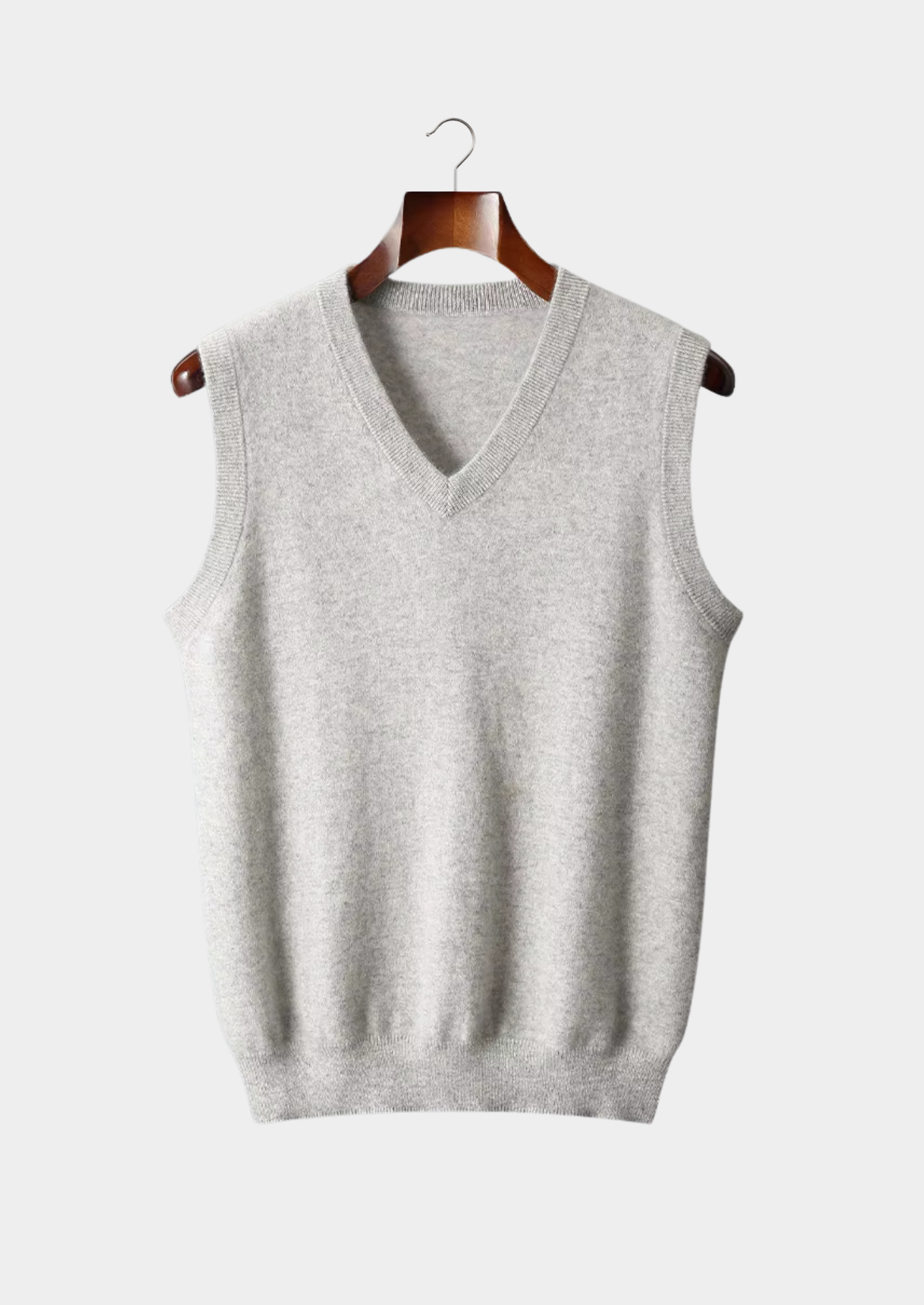 Extra-Fine Merino Wool V-Neck Vest