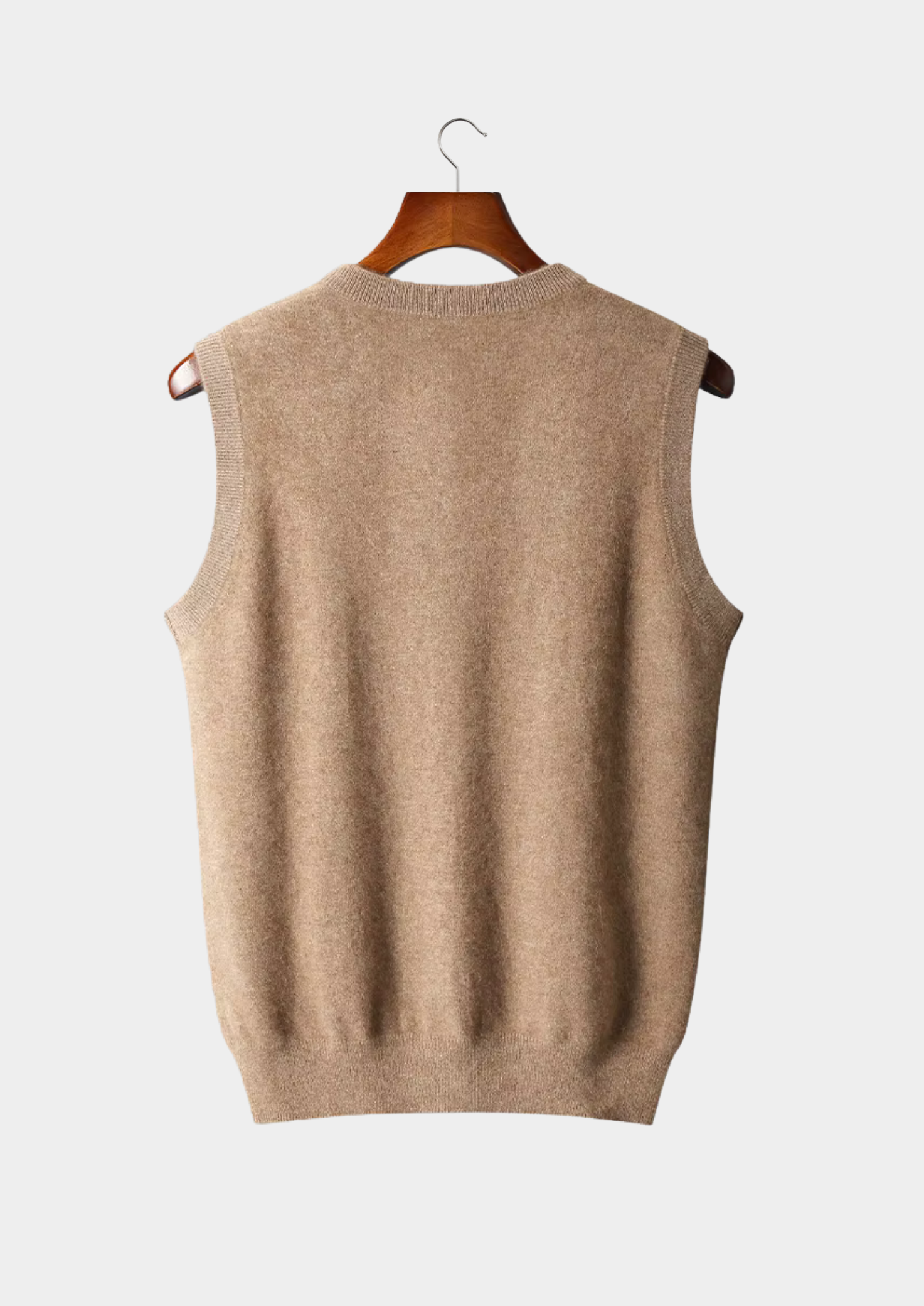 Extra-Fine Merino Wool V-Neck Vest