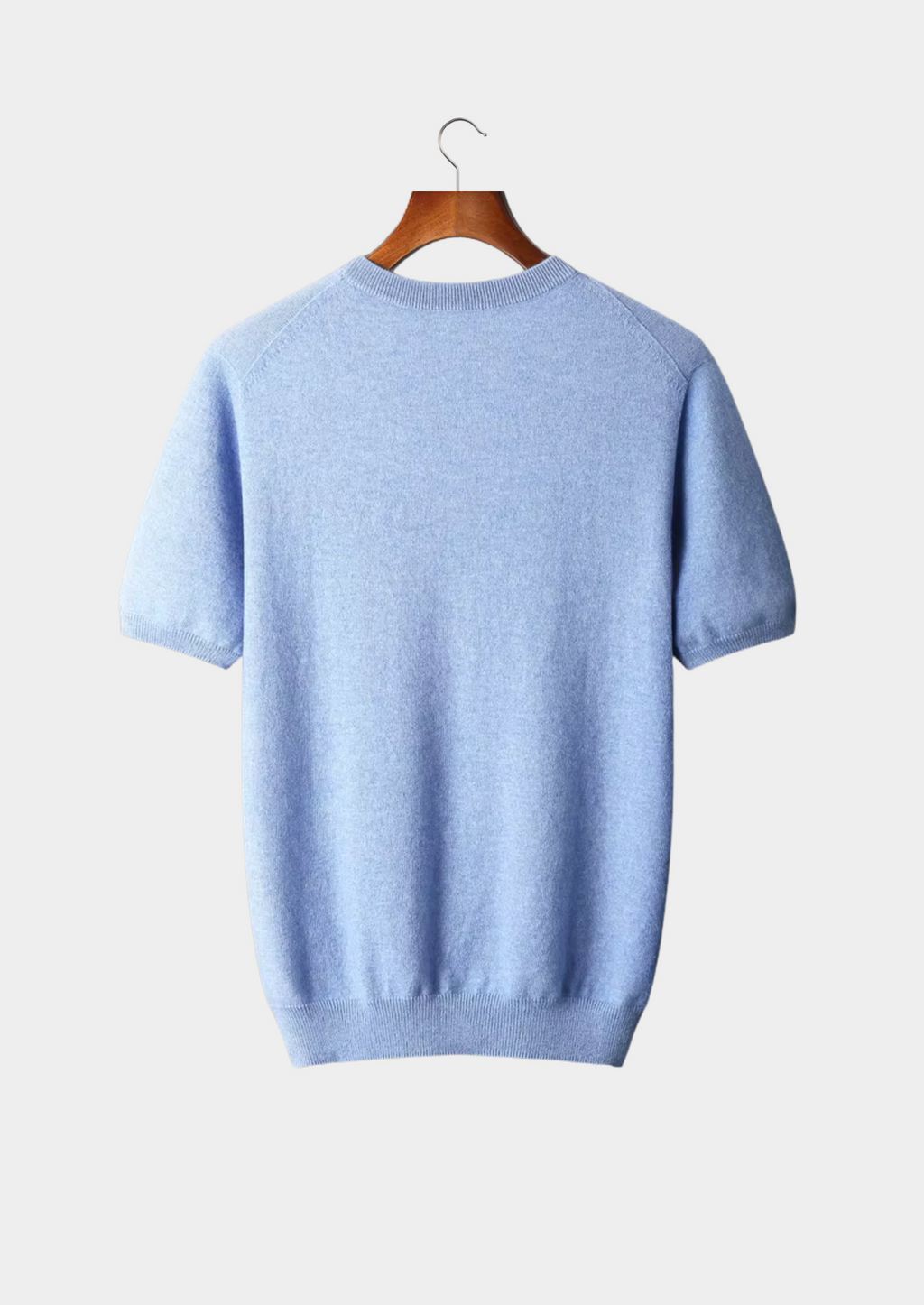 Cashmere Classic Crewneck T-Shirt in Ivory