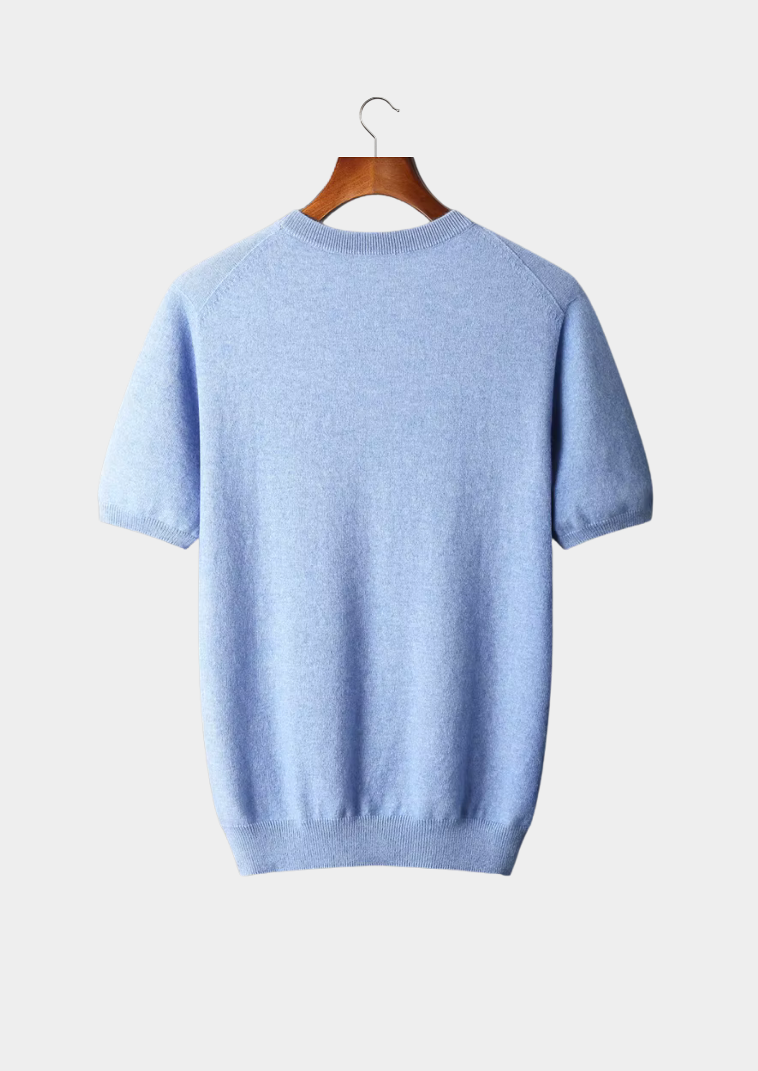 Cashmere Classic Crewneck T-Shirt in Ivory
