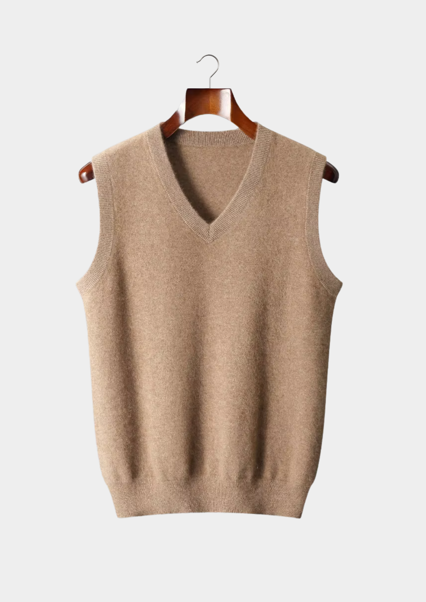 Extra-Fine Merino Wool V-Neck Vest