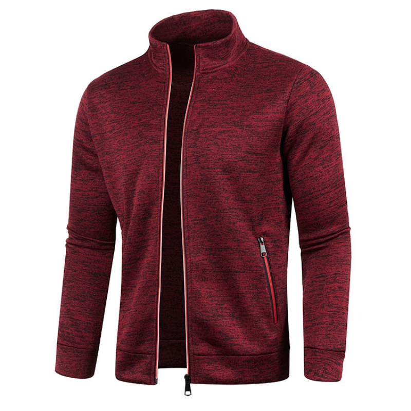 Christian | Wind-Resistant Men's Jacket with Pockets and Stand Collar