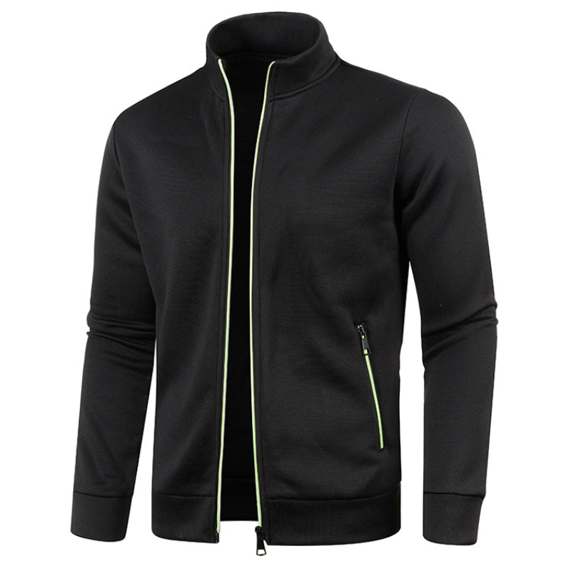 Christian | Wind-Resistant Men's Jacket with Pockets and Stand Collar