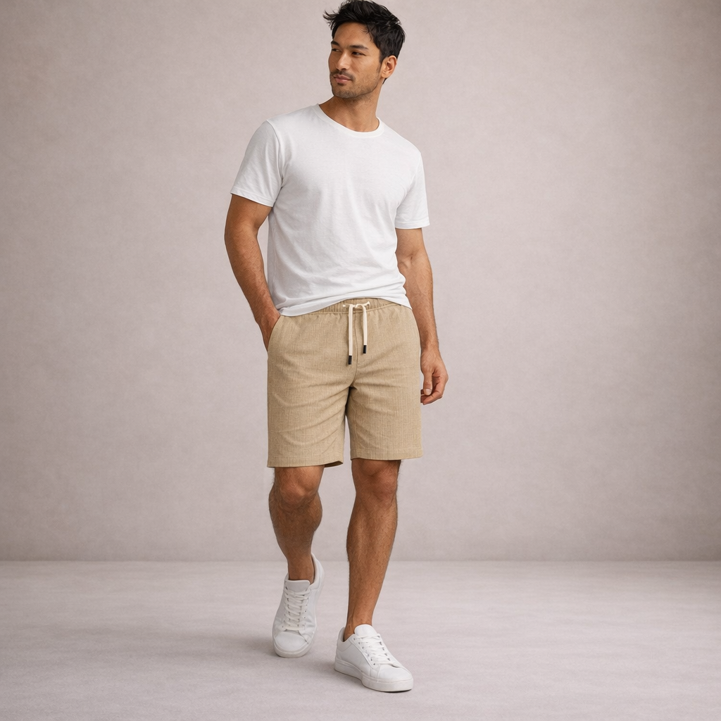 Men's Breathable Linen Summer Trousers