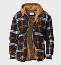 Daan | Multicolored Check Flannel Jacket with Hood