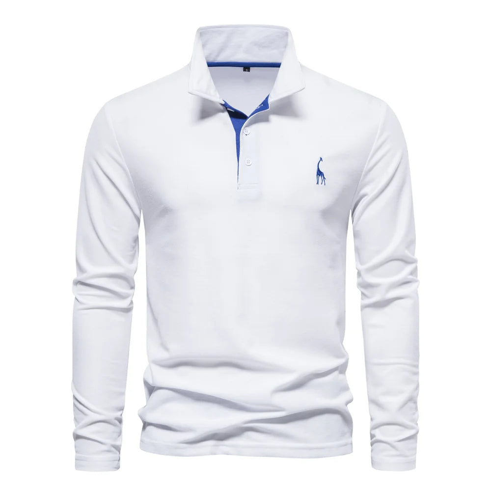 Refined Knit Polo in Classic Navy