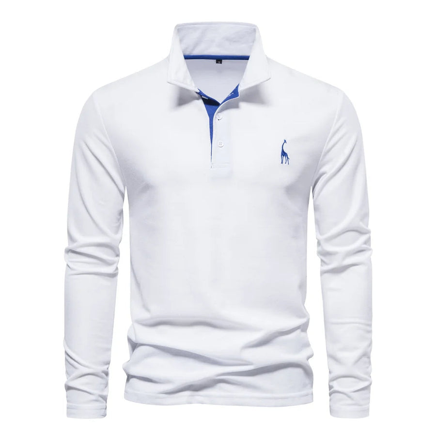 Refined Knit Polo in Classic Navy