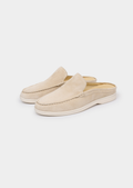 Ivory Marina Suede Slippers
