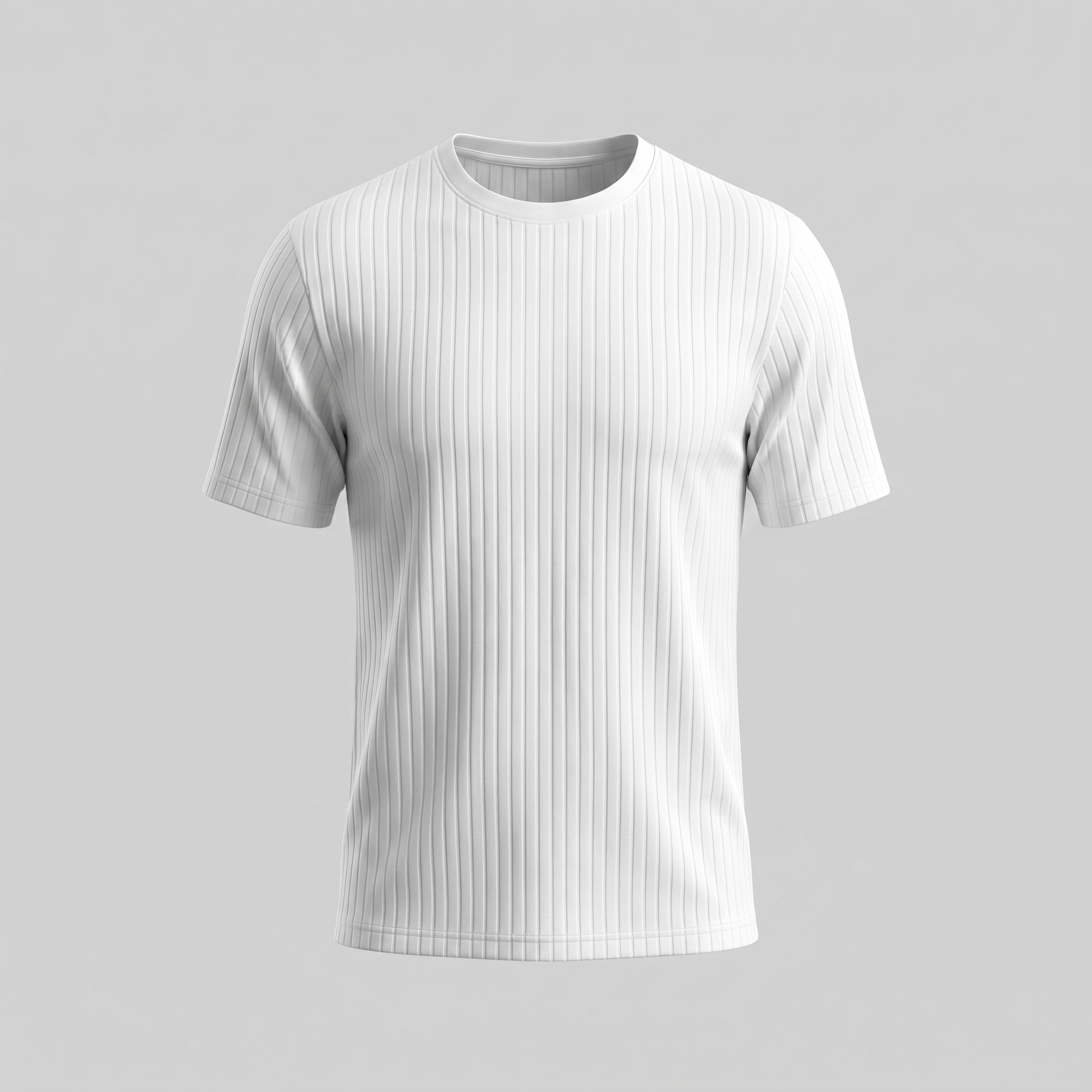 Timeless Slim Fit Henley Shirt in Classic White