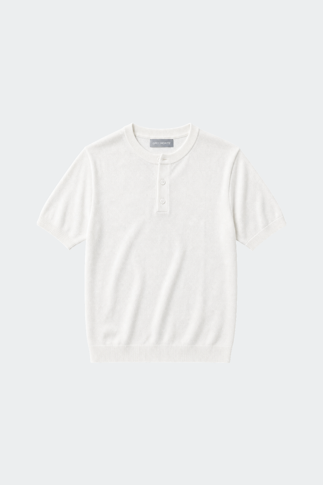 Timeless Henley T-Shirt in Classic White