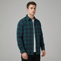 Men's Checked Overshirt in Summer Hues
