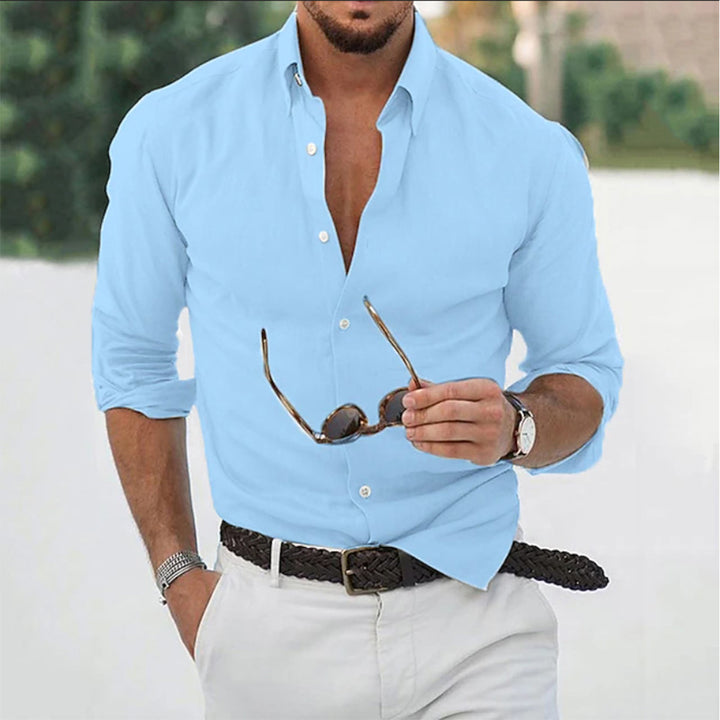Men's Long Sleeve Casual Dress Shirt