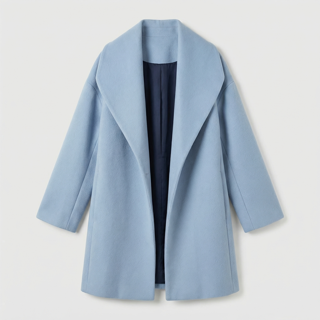 Emma Windproof Wool Jacket in Classic Charcoal