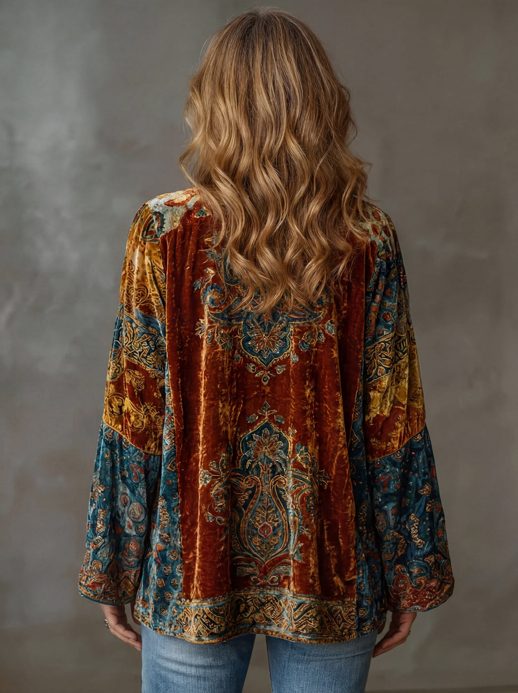 Solara Bohemian Jacket in Earth Tones