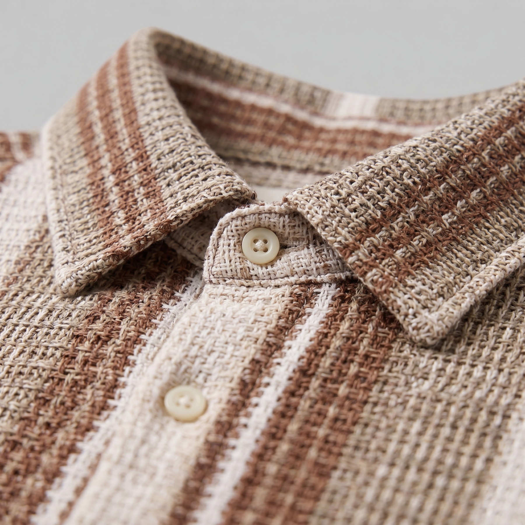 Short Sleeve Striped Shirt for Men