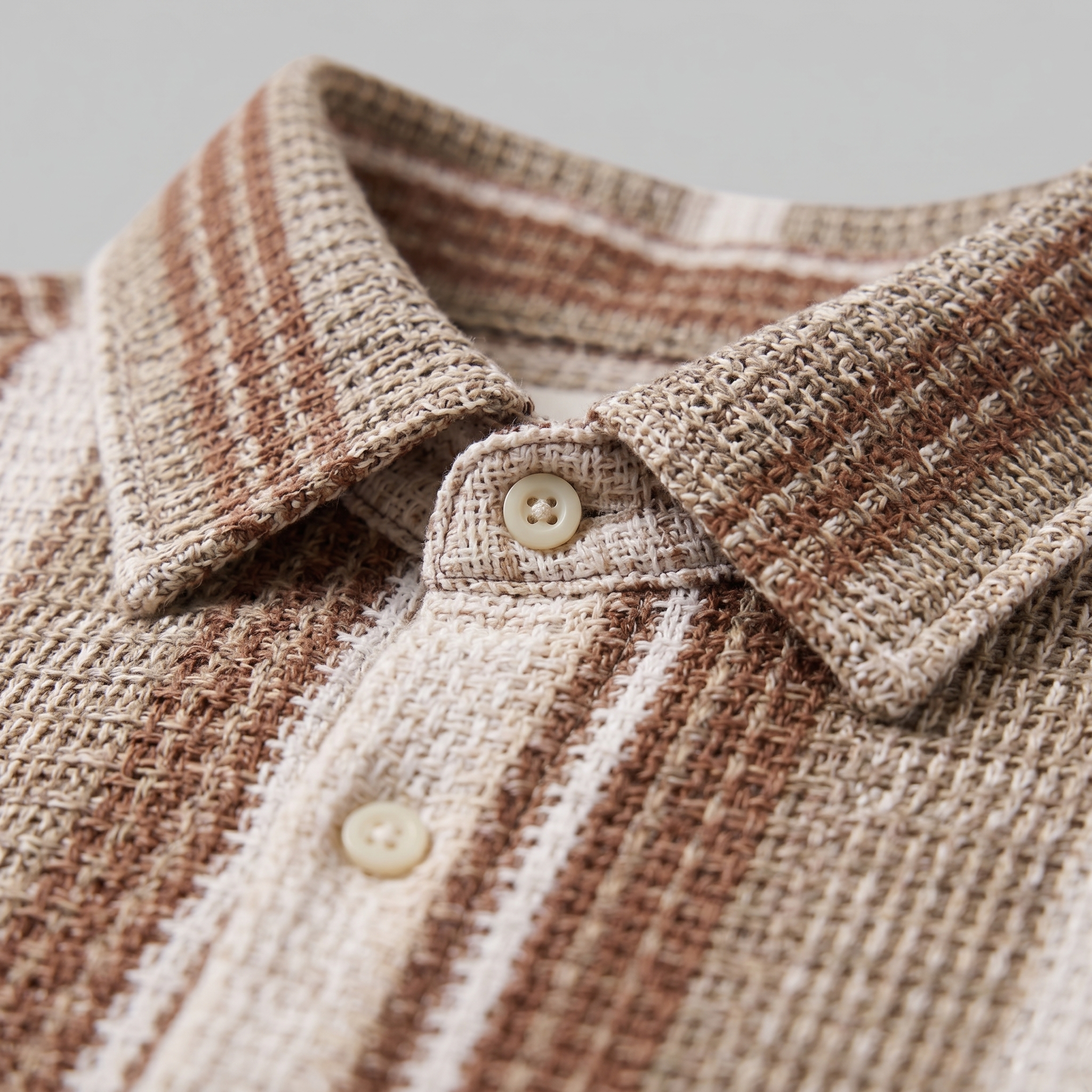 Short Sleeve Striped Shirt for Men