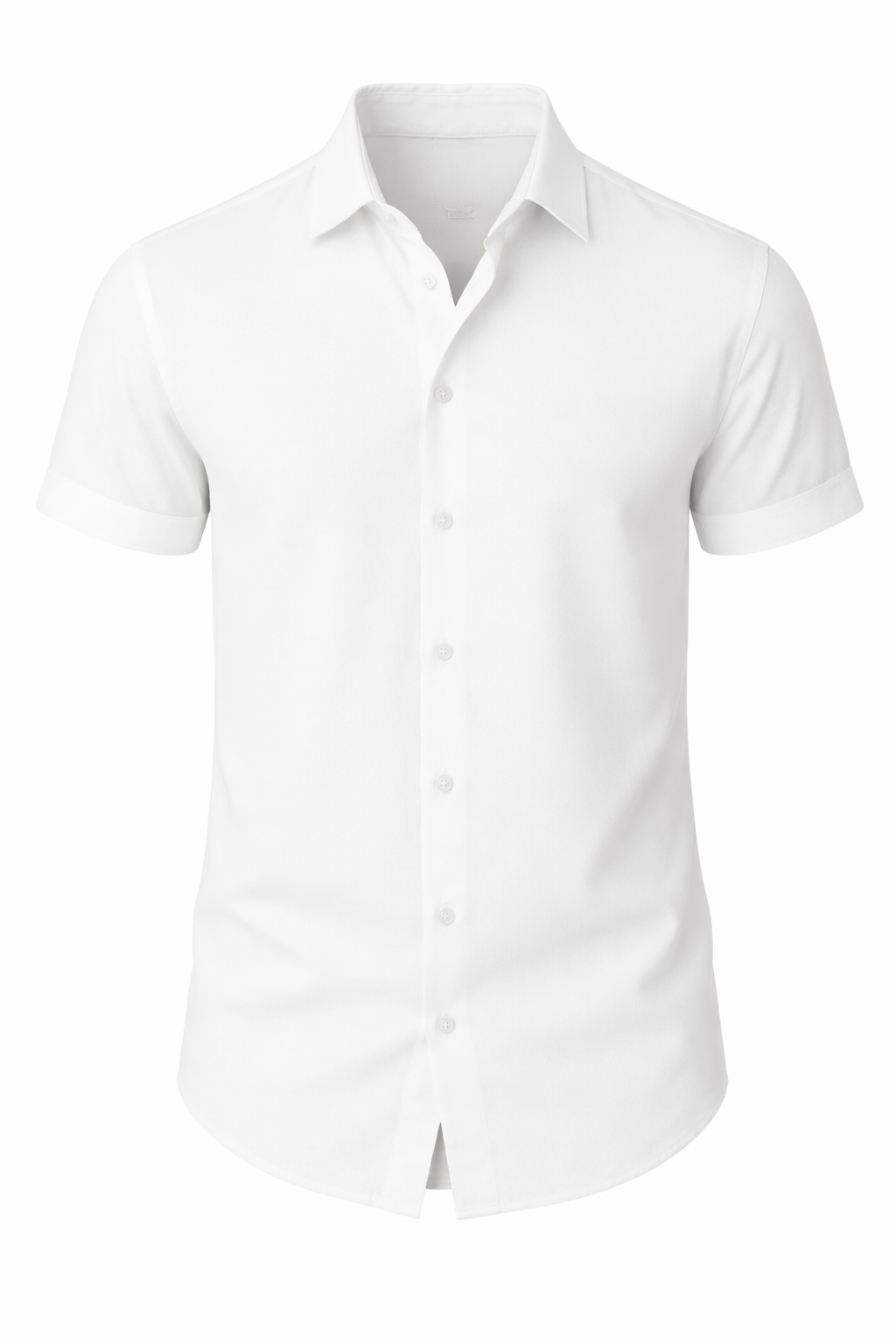Classic Linen Shirt for Men in Summer White