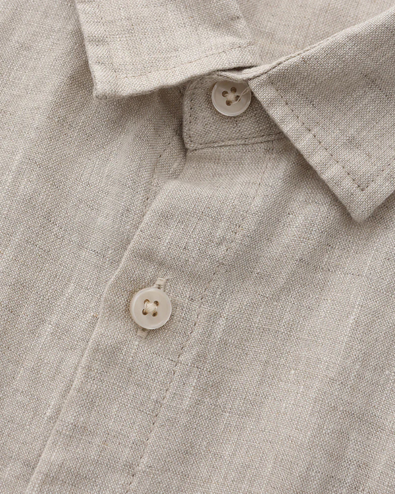 Linen Short Sleeve Shirt for Men