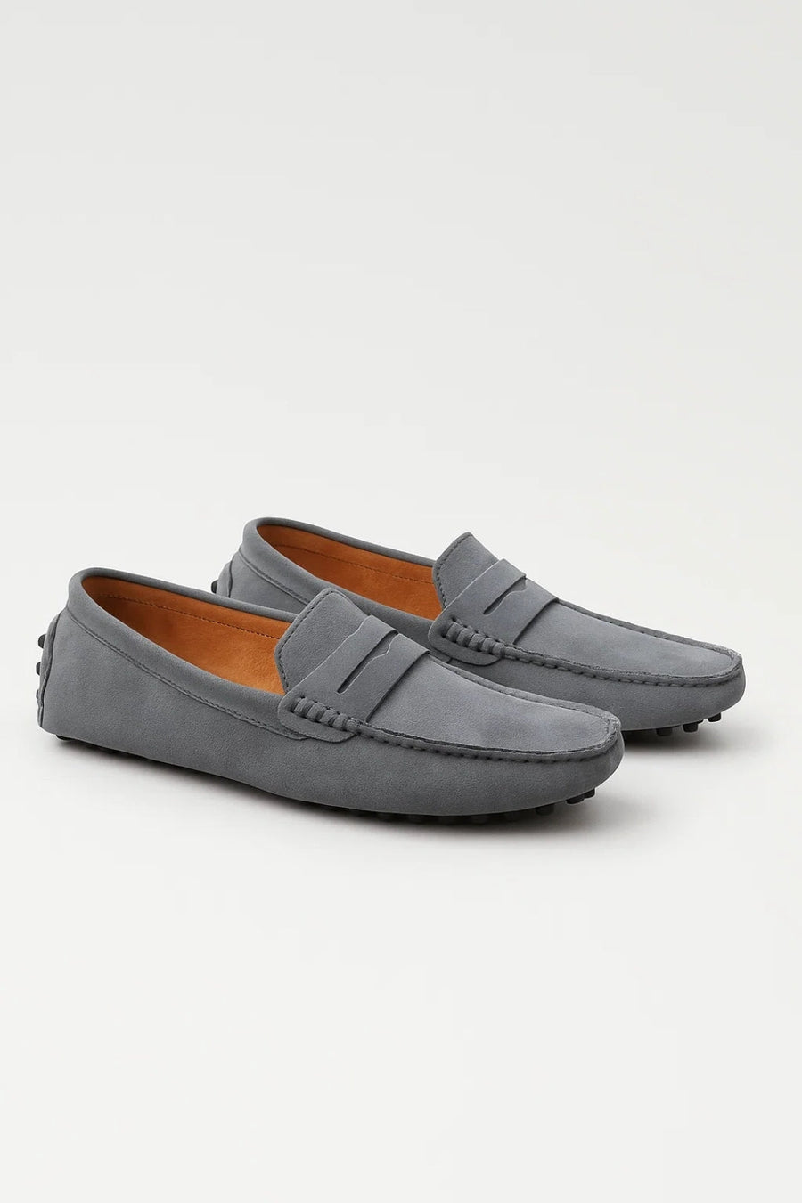Men's Smart Casual Moccasin Loafers in Classic Brown