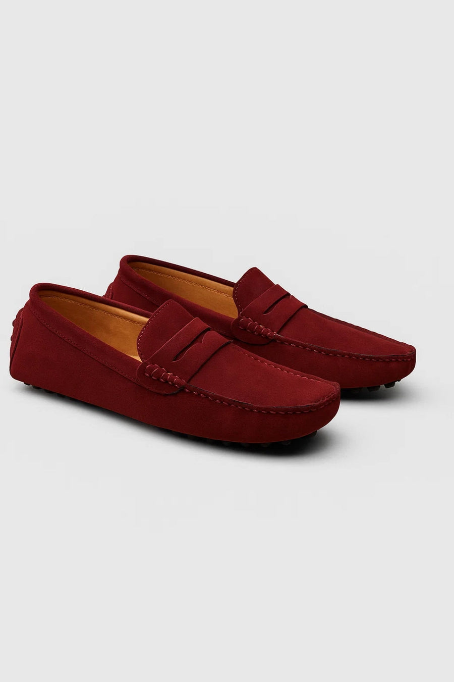 Men's Smart Casual Moccasin Loafers in Classic Brown