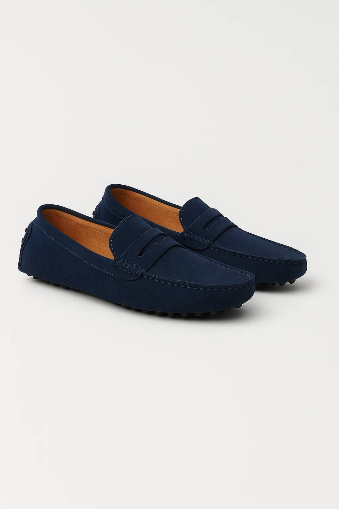Men's Smart Casual Moccasin Loafers in Classic Brown