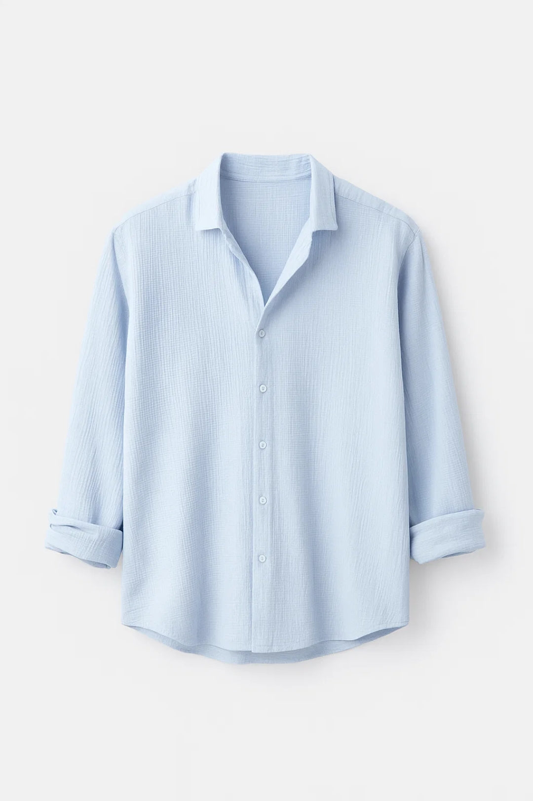 Men's Classic Fit Long Sleeve Shirt in Summer White