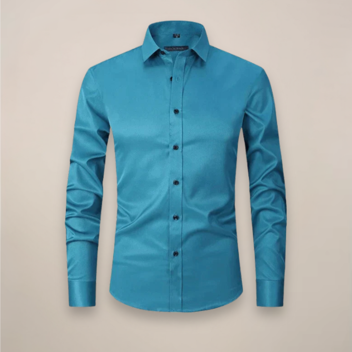 Structured Fit Long Sleeve Shirt in Classic White