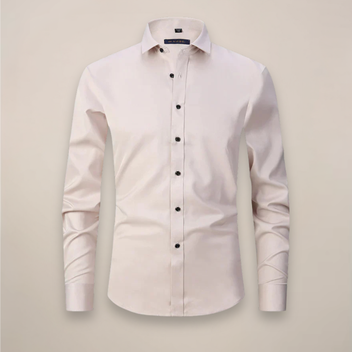 Structured Fit Long Sleeve Shirt in Classic White