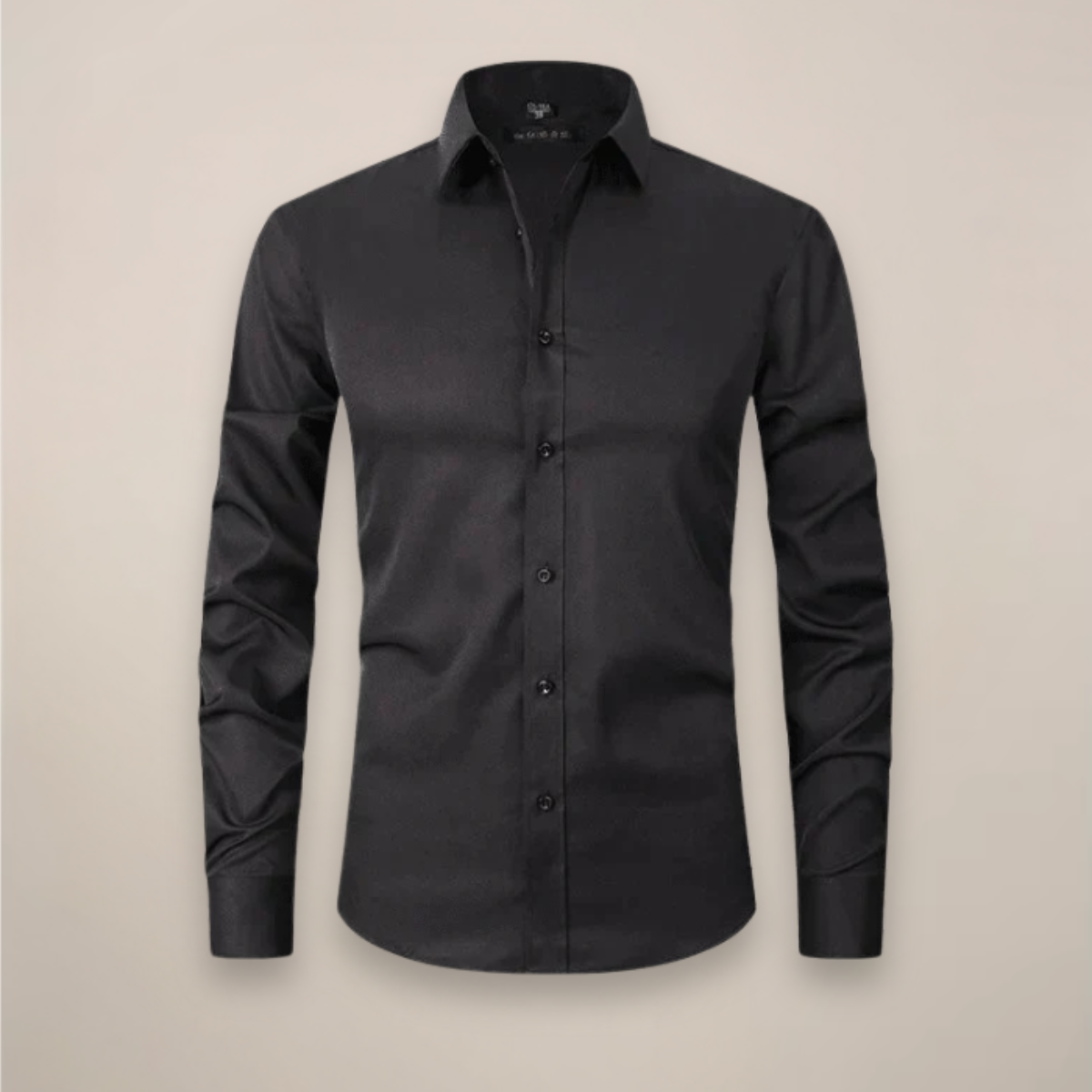 Structured Fit Long Sleeve Shirt in Classic White