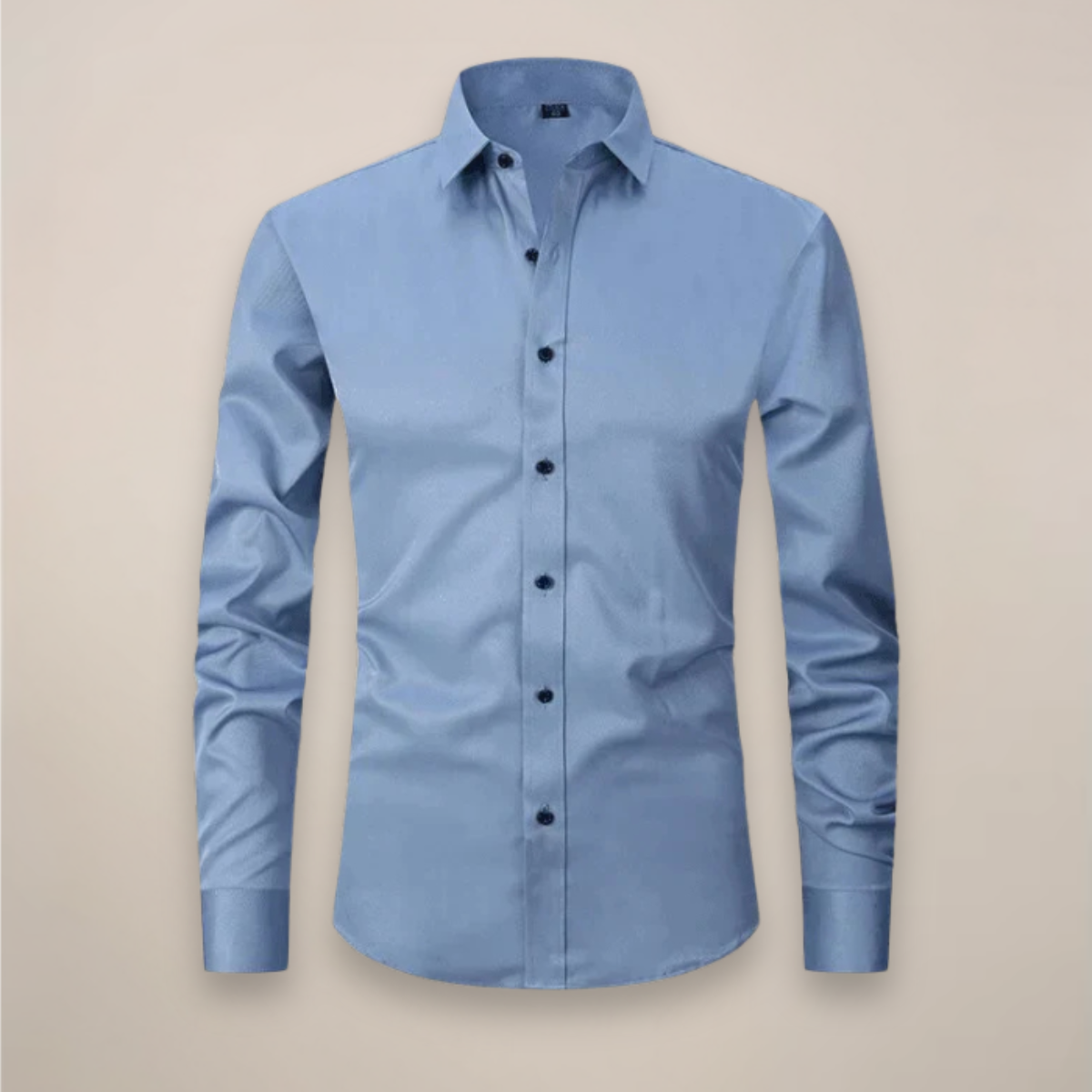 Structured Fit Long Sleeve Shirt in Classic White
