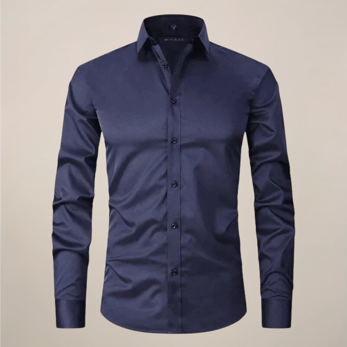 Structured Fit Long Sleeve Shirt in Classic White