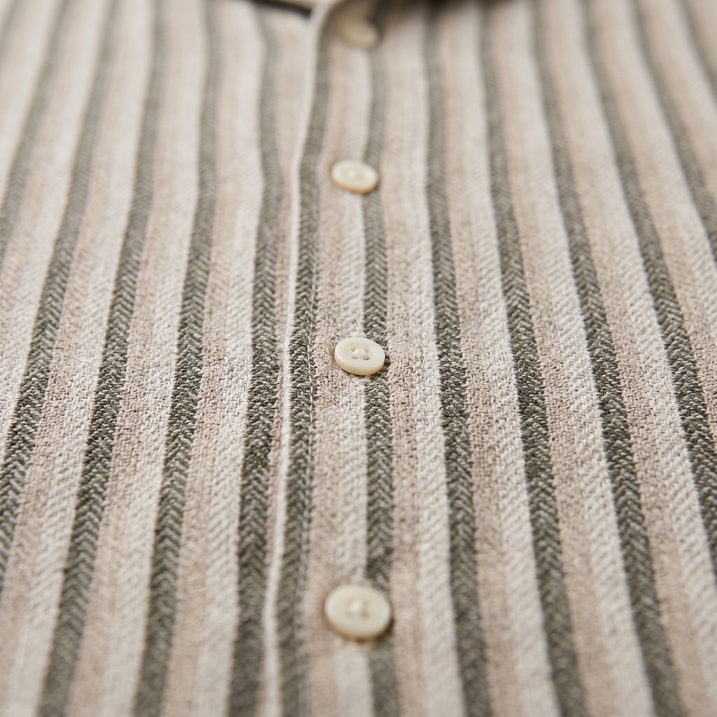 Men's Vertical Stripe Resort Shirt in Summer Palette