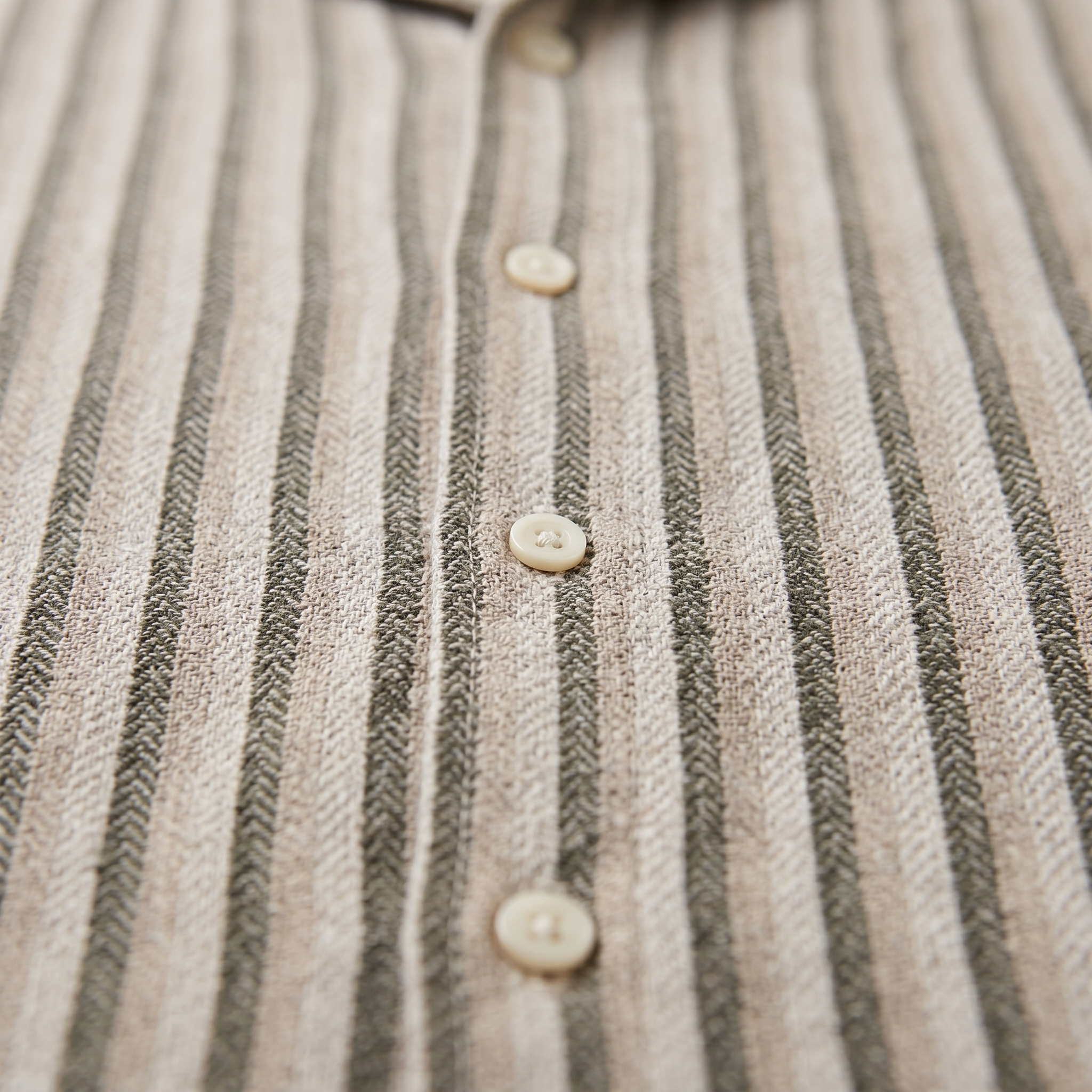 Men's Vertical Stripe Resort Shirt in Summer Palette