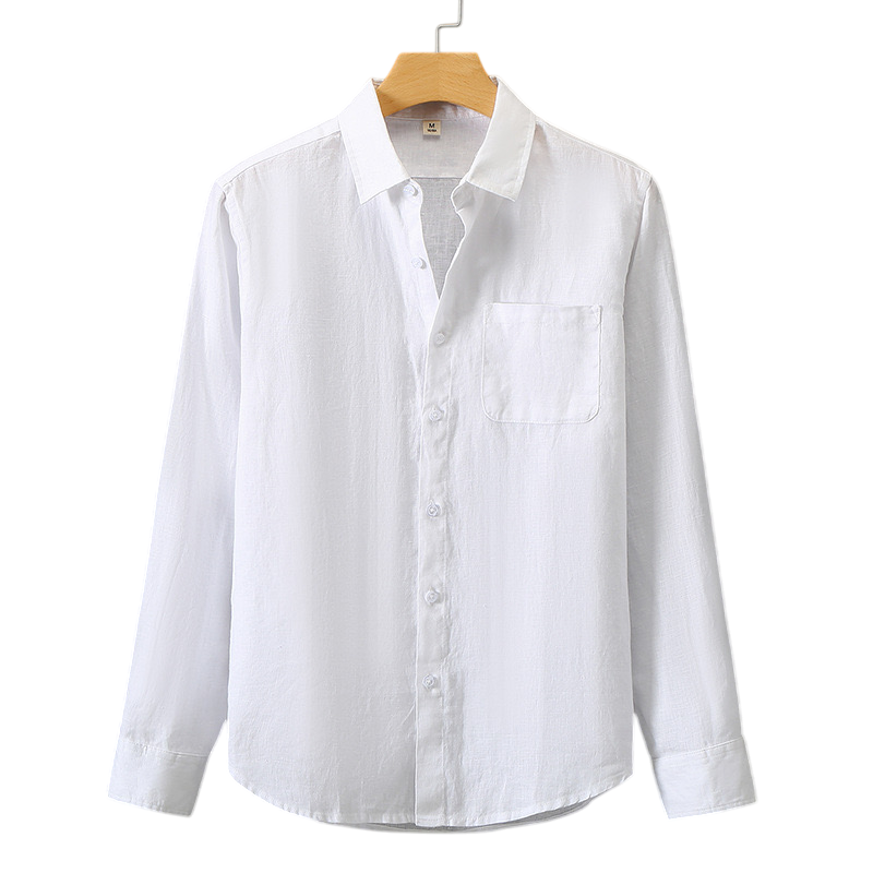 Men's Long Sleeve Comfort Shirt in Classic Blue